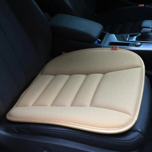 Miniatura 8 de Cojín de Asiento de Automóvil de Espuma Viscoelástica Cojín de Asiento Delgado para Asiento de Automóvil Camión Conductor, 20x18.5x1.2 Pulgadas, Gris