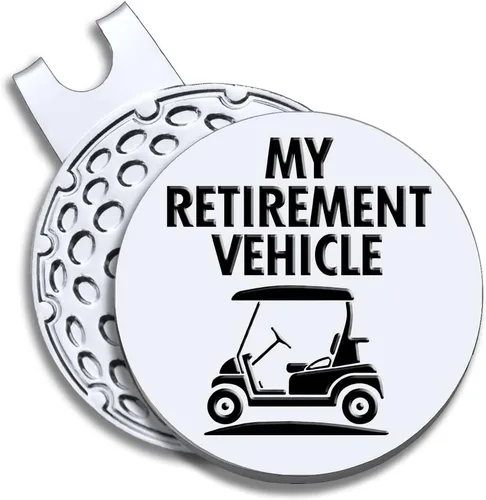 Miniatura 10 de Men Golf Ball Marker with Magnetic Hat Clip, Funny Golf Accessories Gifts for Men, Novelty Birthday Gifts for Male Golfer Fan