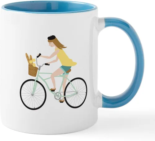 Miniatura 33 de CafePress Bicycle Bike Riding 11 Oz Ceramic Mug 11 oz (325 ml) Ceramic Coffee Mug