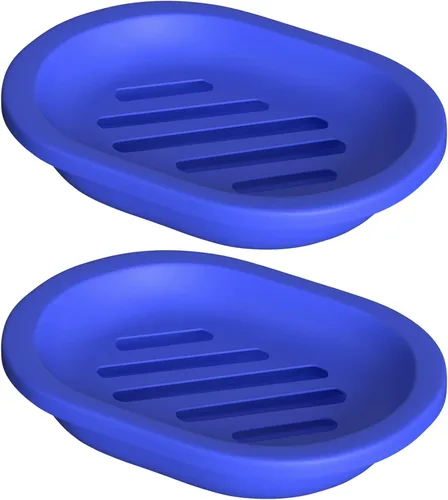 Miniatura 13 de Topsky Jabonera para ducha, 2 jaboneras, ahorradores de jabón para barra de jabón, soporte de barra de jabón para ducha con bandeja de goteo