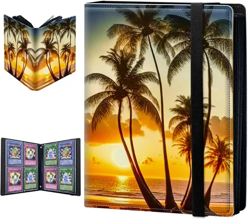 Miniatura 9 de Carpeta para tarjetas intercambiables, 4 bolsillos para tarjetas intercambiables, 160 bolsillos de doble cara, funda para tarjetas