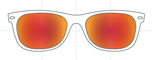 Miniatura 2 de Lentes de sol de repuesto compatibles con marcos Hawkers El Ganso TRSEL02 de 2.126 in