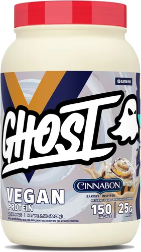 Miniatura 9 de GHOST Proteína vegana V2 en polvo, leche de cereales de chocolate, tubo de 2.7 libras, 0.92 oz de proteína, mezcla de guisantes a base de plantas