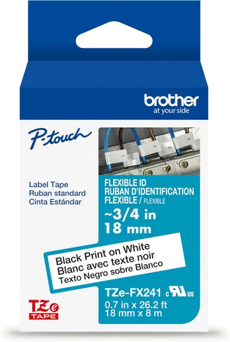 Miniatura 29 de Brother P-touch TZE-S951 - Cinta adhesiva laminada extra resistente de 1 pulgada (24 mm) de ancho, negro sobre plateado mate, laminada