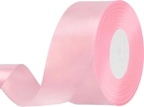 Miniatura 47 de SHOWIN - Cinta de satén morada de doble cara de 1 1/2 pulgadas x 50 yardas continuas para envoltura de regalos, decoración de boda y ramos florales