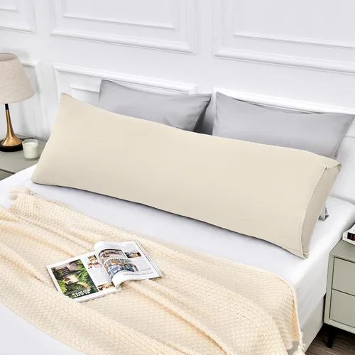 Miniatura 68 de Warmstar Juego de 2 fundas de almohada de algodón de tamaño estándar, fundas de almohada de 600 hilos de 20 x 26 pulgadas, fundas de almohada