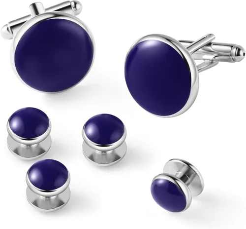 Miniatura 5 de Zealmer gemelos de acero inoxidable 316L para hombres, negocios, bodas, 1 par