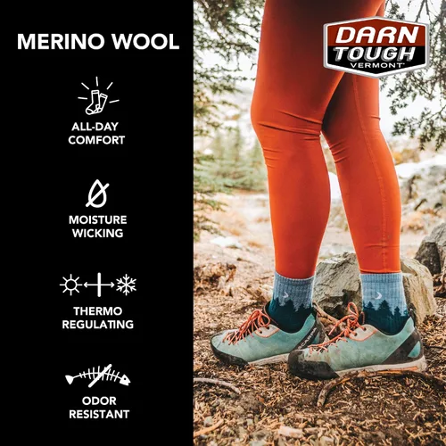 Miniatura 6 de Darn Touh Women's Treeline HikeTrek Sock (Style 1971)