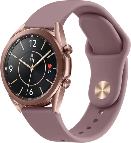 Miniatura 7 de Meliya Correa para Samsung Galaxy Watch 3 correas de 1.614 in para mujeres y hombres, correa deportiva ajustable de silicona suave de 0.78 pulgadas