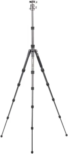 Miniatura 6 de Benro Trípode/monopie de viaje de aluminio de 5 secciones de la serie Bat Zero con cabeza de bola VX20