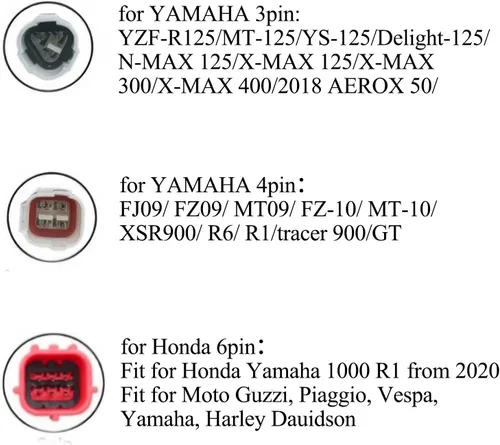 Miniatura 3 de Herramienta de diagnóstico de motocicleta, cable adaptador OBD2 3 en 1 apto para Yamaha, 16 pines a 3pin 4pin 6pin