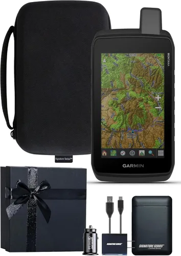 Garmin Montana 710 - Navegador de mano GPS resistente | Pantalla táctil grande de 5 pulgadas compatible con guantes, imágenes satelitales, mapas