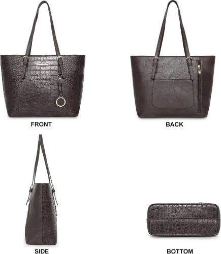 Miniatura 5 de Juego de bolsos para mujer, bolso de mano para mujer, bolso de hombro grande y mediano, bolso de hombro, bolso de 2 piezas