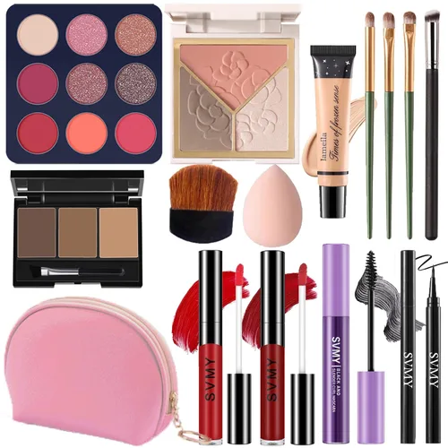 Miniatura 11 de Set de maquillaje para mujeres, kit de maquillaje para principiantes y profesionales, juego de maquillaje para adolescentes y adultos, regalo