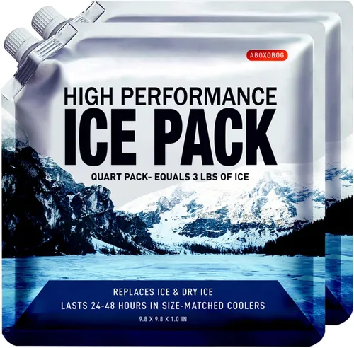 Miniatura 11 de Bolsas de hielo reutilizables para enfriadores, paquetes de congelador de gel de larga duración para bolsas más frías, lonchera, bolsa enfriadora