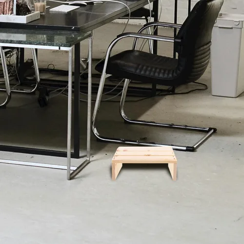 Miniatura 8 de Taburete de pie para debajo del escritorio, reposapiés para debajo del escritorio, reposapiés de oficina, reposapiés, cojín de descanso para pies