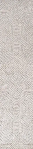 Miniatura 2 de Eyely HBS103B-28 South Beach Jordan - Alfombra de pasillo geométrica Art Deco para interiores y exteriores, estilo bohemio, casual, dormitorio