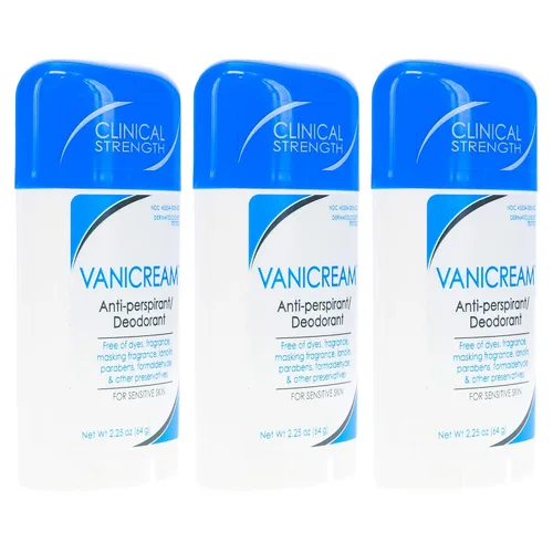 Miniatura 6 de Vanicream Antitranspirante - Desodorante de fuerza clínica para pieles sensibles, 2.25 onzas, paquete de 3