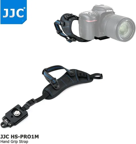 Miniatura 9 de JJC Correa de mano para cámara DSLP sin espejo para Canon EOS R8 R10 R7 5D Mark IV III 7D 6D R5 Mark II 4000D 2000D 90D 80D Rebel T8i T7 T7i ZR Azul