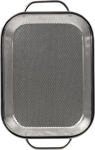 Miniatura 2 de RSVP International Endurance (BQ-RP) - Sartén para asar de precisión para barbacoa, acero inoxidable, 17.5 x 11 x 2 pulgadas, crea el tostado