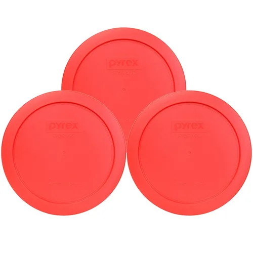 Miniatura 28 de Pyrex 7201-PC 4 tazas azul tapa de repuesto para almacenamiento de alimentos (paquete de 4) - Fabricado en Estados Unidos Azul oscuro