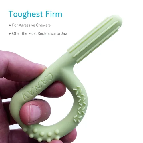 Miniatura 2 de Xtra Tough - Juguetes sensoriales masticables de mano para niños autistas, palos masticables para niños, collares para masticar para niños Más duro