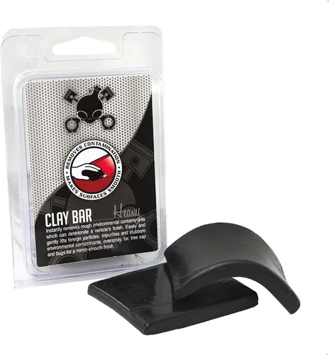 Chemical Guys Cly_403 - Barra de arcilla pesada, color negro (3.53 oz) (paquete de 12)