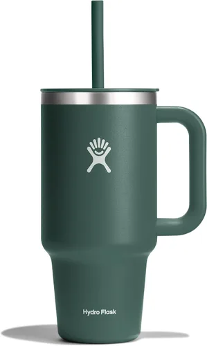 Miniatura 3 de Hydro Flask All Around - Vaso de viaje de 32 onzas, color morado degradado (Bayberry Ombre)