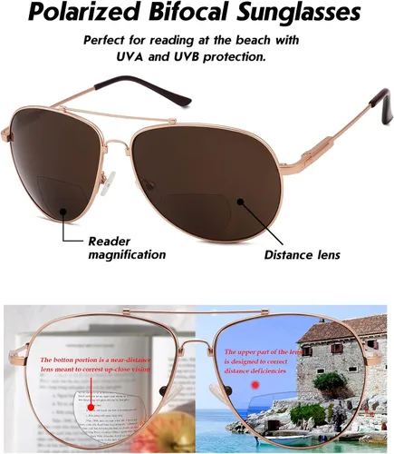 Miniatura 4 de Eyekepper Lentes de sol bifocales polarizados