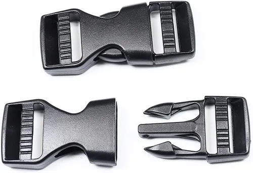 Miniatura 8 de Hebilla de Liberación Lateral Rápida, Hebilla de Clip de Plástico de Servicio Pesado con Cierre de Broche para Sujetadores de Correa de Mochila
