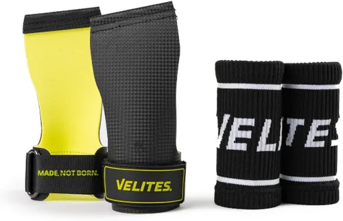 Miniatura 13 de Velites I Guantes Ultra Quad libres de magnesio I Manoplas para levantamiento de pesas I para entrenamiento cruzado o atletas de gimnasia I Mejora