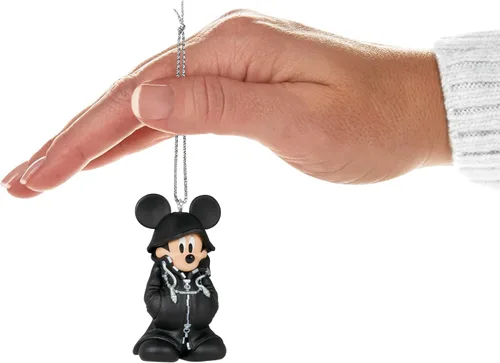 Miniatura 8 de Hallmark Keepsake Adorno de Navidad 2024, Disney Kingdom Hearts 2 King Mickey, regalos para fanáticos de Disney