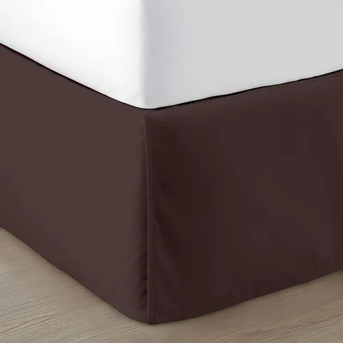 Miniatura 18 de Falda para cama de algodón egipcio de 550 hilos con caída de 12 pulgadas para cama tamaño Alaskan King (108 x 108 pulgadas), color Moss (musgo), 1