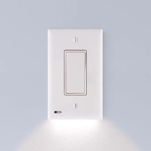 Miniatura 9 de 2 unidades - SnapPower SwitchLight - Luz nocturna LED - Para interruptores de luz unipolares - Tapa de interruptor con luces nocturnas LED - Ajuste