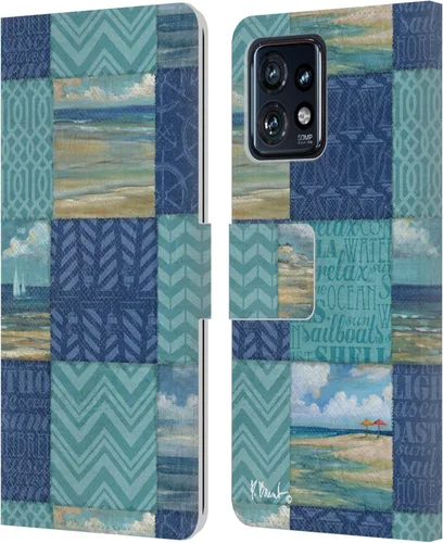 Miniatura 19 de Head Case Designs Officially Licensed Paul Brent Agate Mermaid Coastal Leather Book Wallet Case Cover Compatible with Motorola Moto Edge 40 Pro