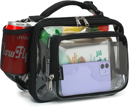 Miniatura 11 de FlowFly Lonchera para niños, bolsa suave aislada, mini hielera para el regreso a clases, kit de bolsa térmica para comidas, para niñas, niños, Avión