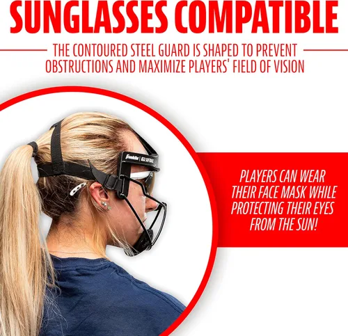 Miniatura 5 de Franklin Sports Softball Face Mask for Fielders - Girls Youth Face Shield for Infielders - Kids Fielding Guard for Fastpitch + Slowpitch Softball