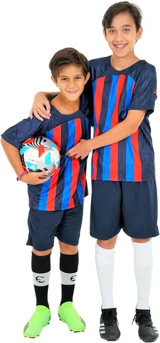 Miniatura 5 de Uniformes de fútbol para niños, camiseta deportiva y pantalones cortos para niños, ropa deportiva, unisex, de 4 a 14 años