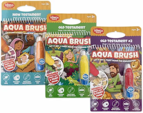 Miniatura 17 de Libro de Colorear de Escrituras con Revelado por Agua para Niños (Nuevo Testamento #2)