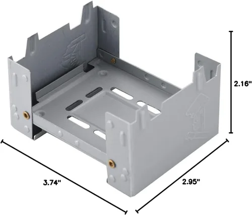 Miniatura 10 de Estufa de camping plegable portátil para cocinar al aire libre, ligera de bolsillo y tableta de combustible, ideal para senderismo, picnic, barbacoa