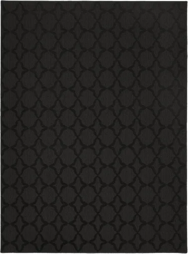 Miniatura 57 de Garland Rug Sparta - Alfombra antideslizante de polipropileno de 2 pies x 12 pies, color negro, ideal para salas de estar y pasillos, elegante