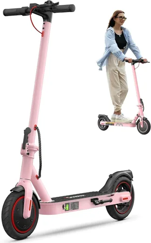 Miniatura 10 de iScooter - Scooter eléctrico con autonomía de 23/18/12 millas, velocidad máxima de 22/19/18 mph, con control de crucero y sistema de doble freno