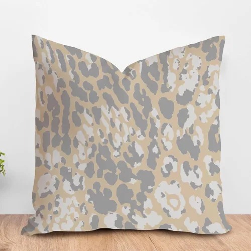 Miniatura 62 de ArogGeld Funda de almohada para sofá, guepardo y leopardo, estampado de leopardo, funda de cojín decorativa de granja para sala de estar