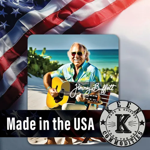 Miniatura 9 de RIP Jimmy Buffett - Adhesivo adhesivo para automóviles, camiones, ventanas, parachoques, portátiles, tazas, paredes, 5.5 x 4.5 pulgadas