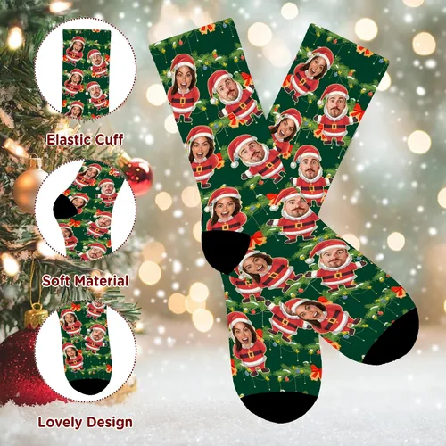 Miniatura 103 de Artsadd Calcetines personalizados para mujeres y hombres, amantes de los perros y gatos, regalos divertidos unisex personalizados