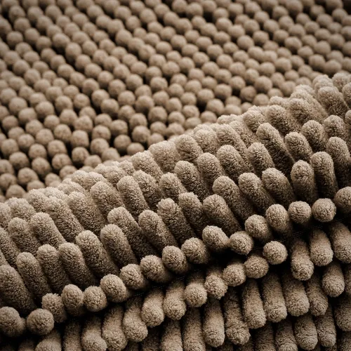 Miniatura 36 de Smiry Juego de 2 alfombras de baño, felpilla suave y absorbente, lavable a máquina, antideslizantes, para bañera, ducha y suelo