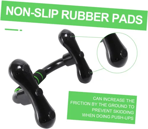 Miniatura 4 de Garneck Barras de flexión para hombre, resistentes soportes de flexión, marco portátil, mango antideslizante para entrenamiento de tríceps de pecho