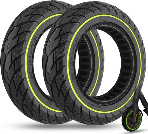 Miniatura 13 de 10 x 2.5 Pulgadas Neumático para Patinete Eléctrico Neumático Sólido 60/70-6.5 Ajuste para Ninebot Max G30P G30LP~Gotrax G5 G6~Hiboy Max 3~Hover 1