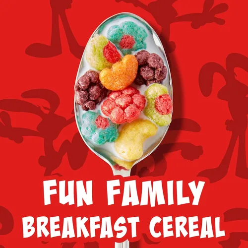 Miniatura 4 de Trix Cereal de desayuno afrutado, 6 formas afrutadas, grano entero, tamaño familiar, 16.1 onzas