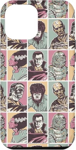 Miniatura 25 de Funda con patrón Universal Monsters para iPhone 13 Pro Max